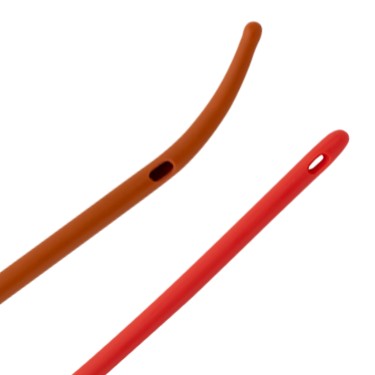 red rubber catheters available at patient care medical